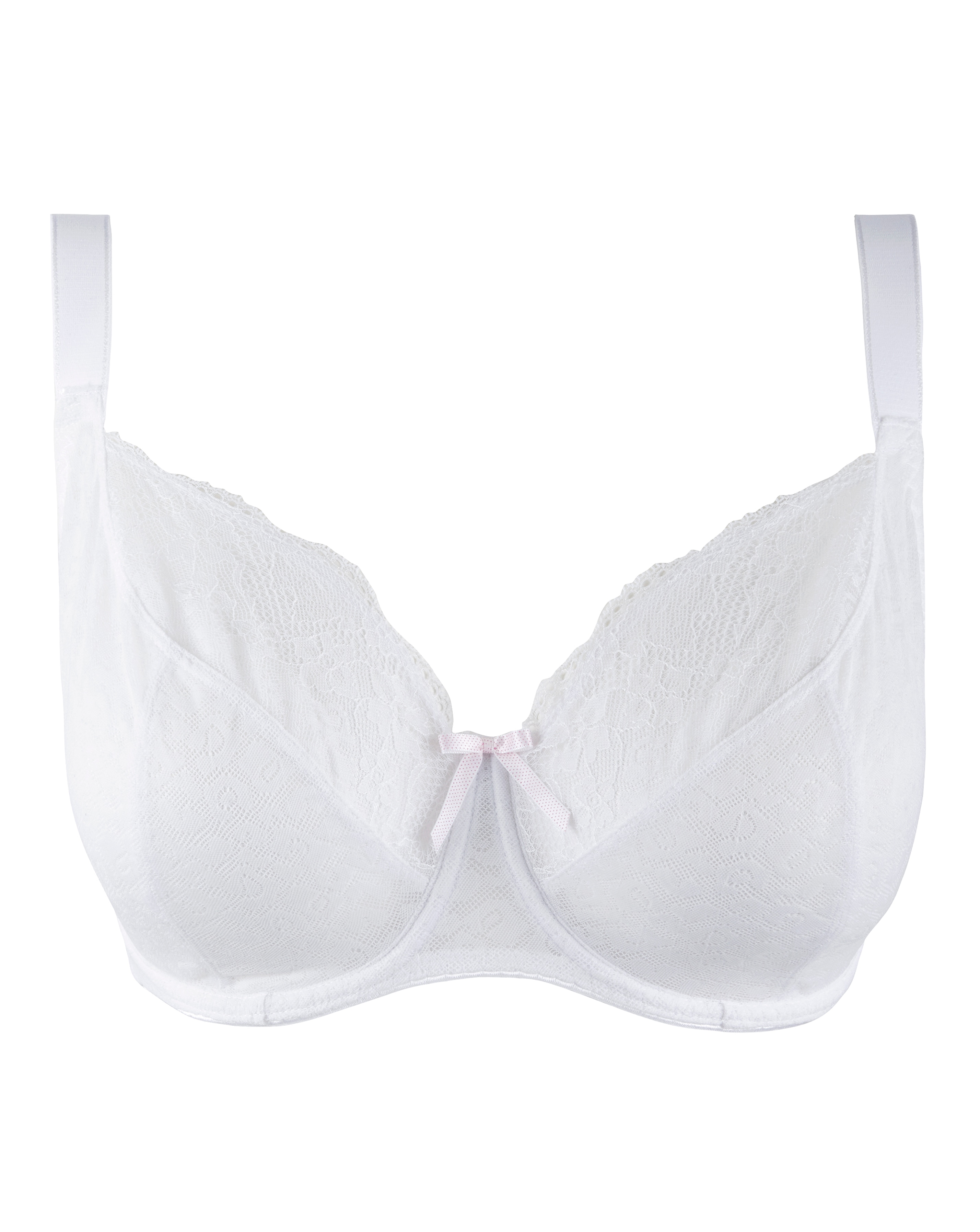 Freya DD+ Fancies Balcony Wired Bra  In White | UK Size 34K Women's