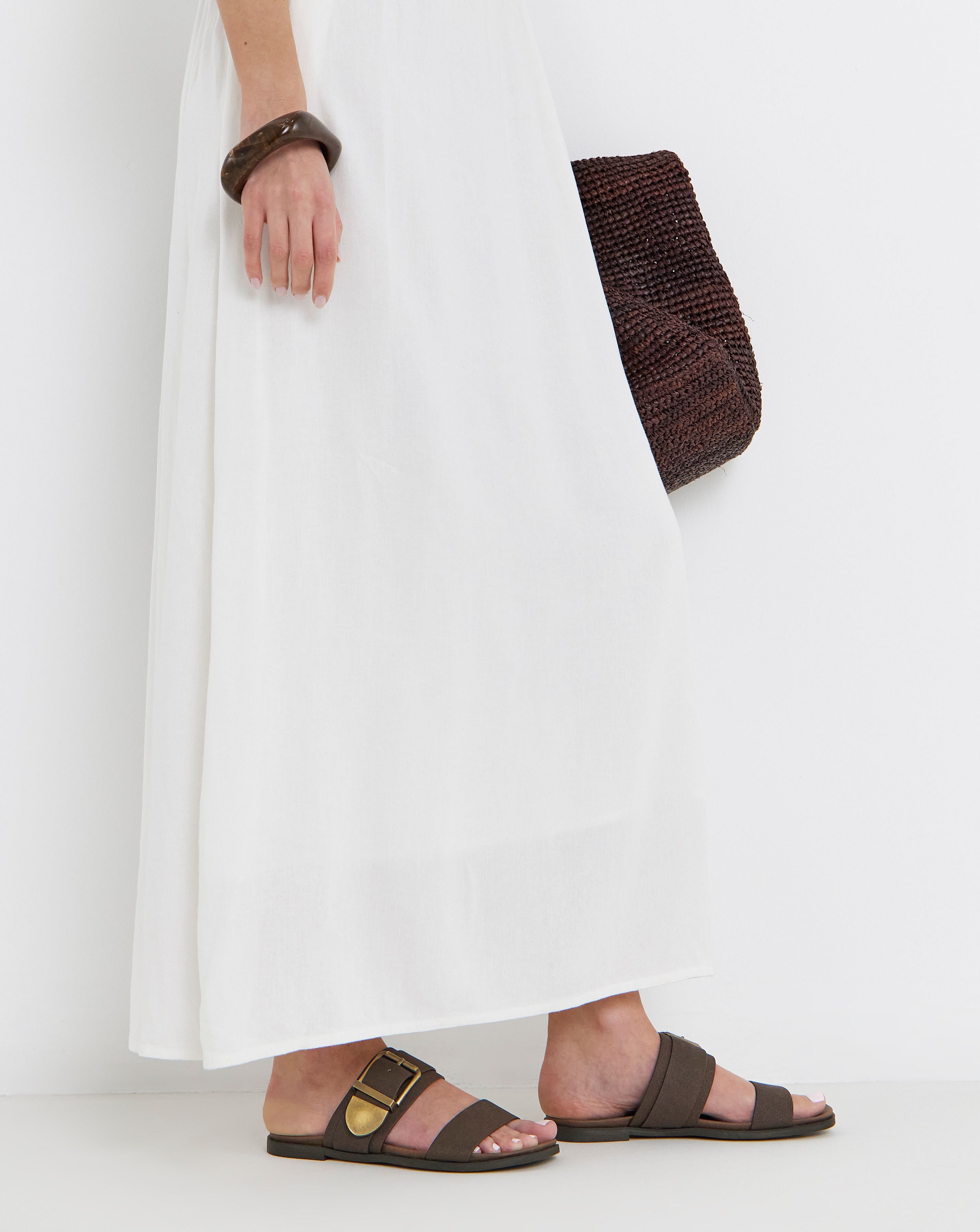 New In - Buckle Detail Slider Wide