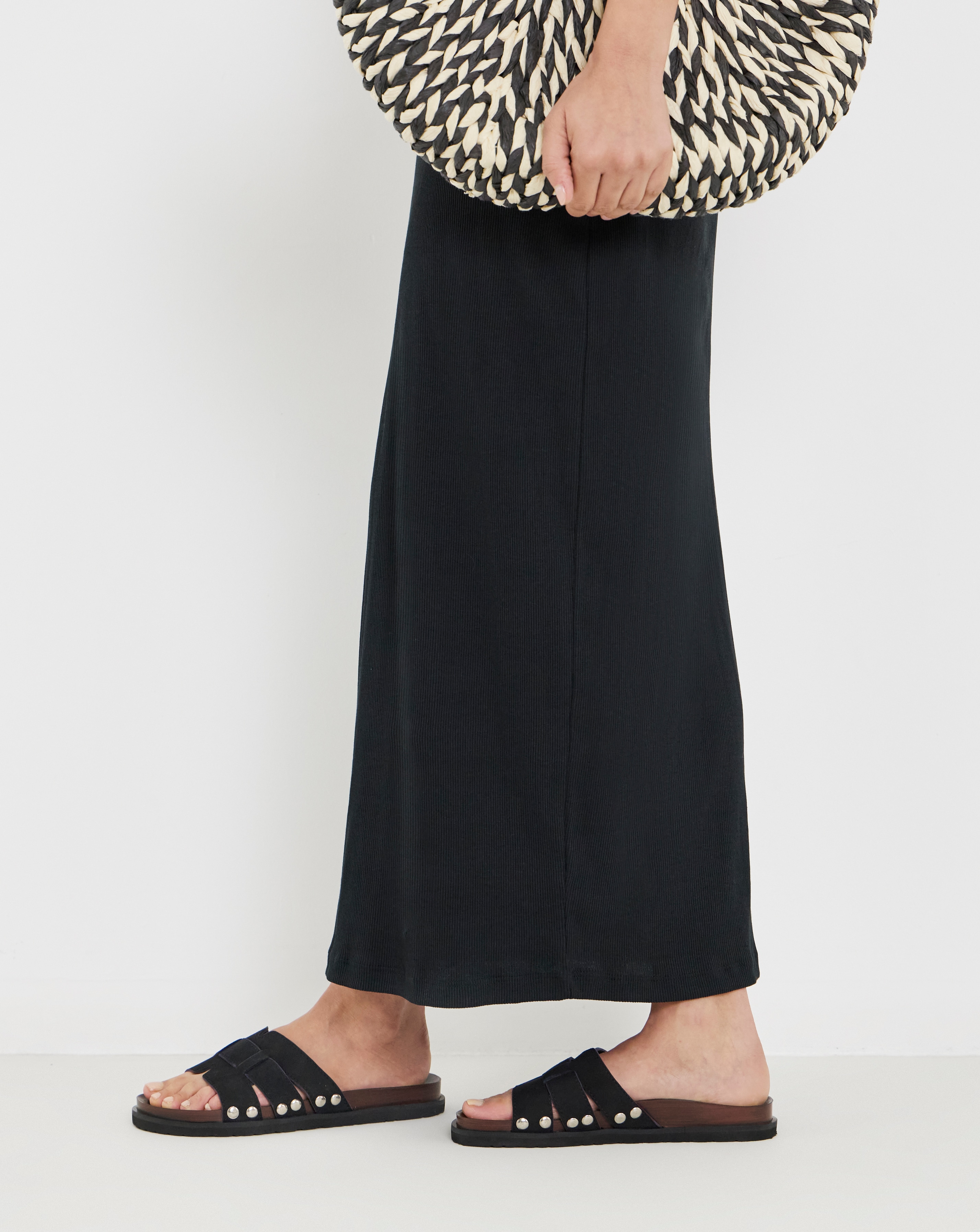 New In - Wood Effect Footbed Sandals Wide Fit