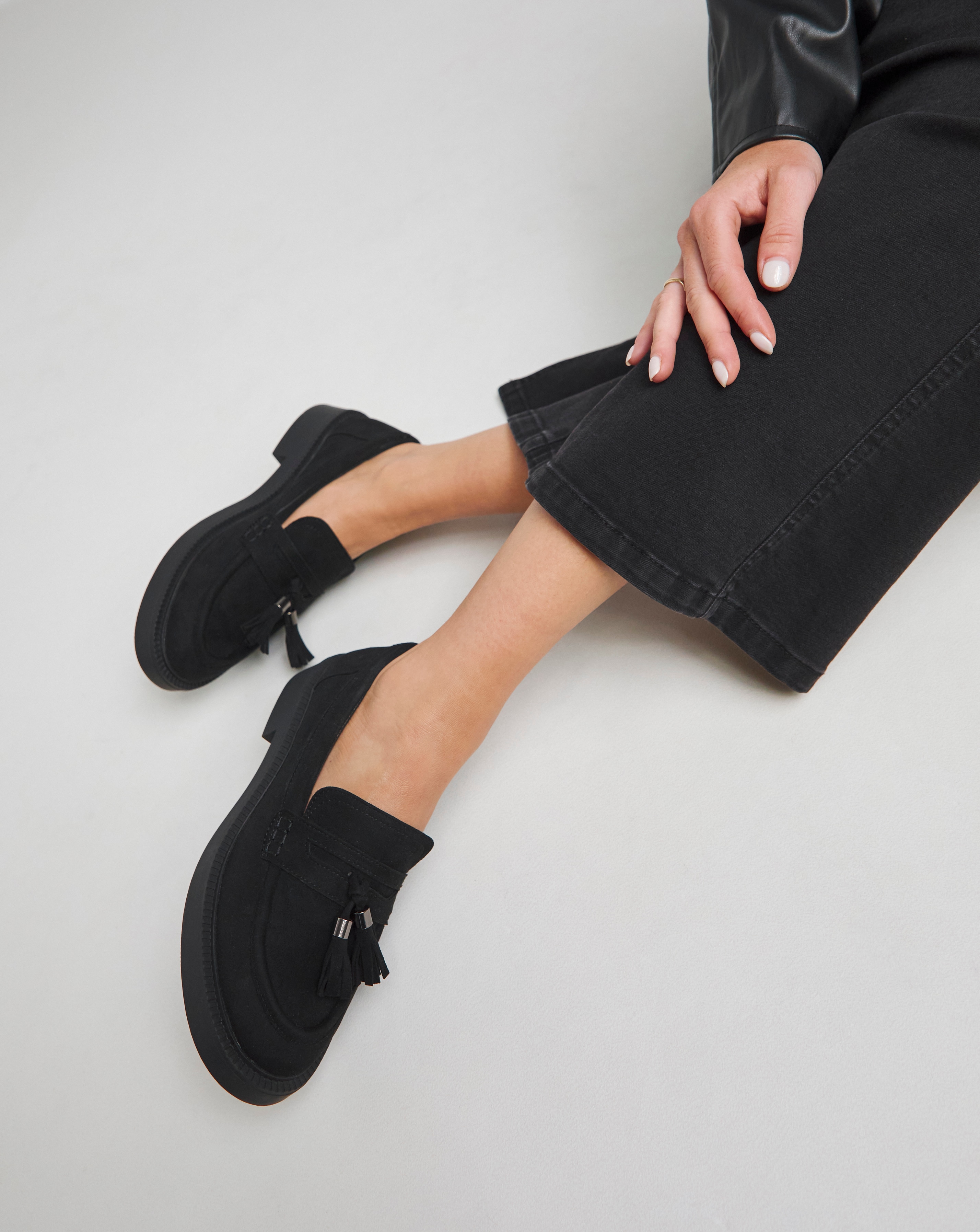 Tassel Chunky Loafer Ex Wide
