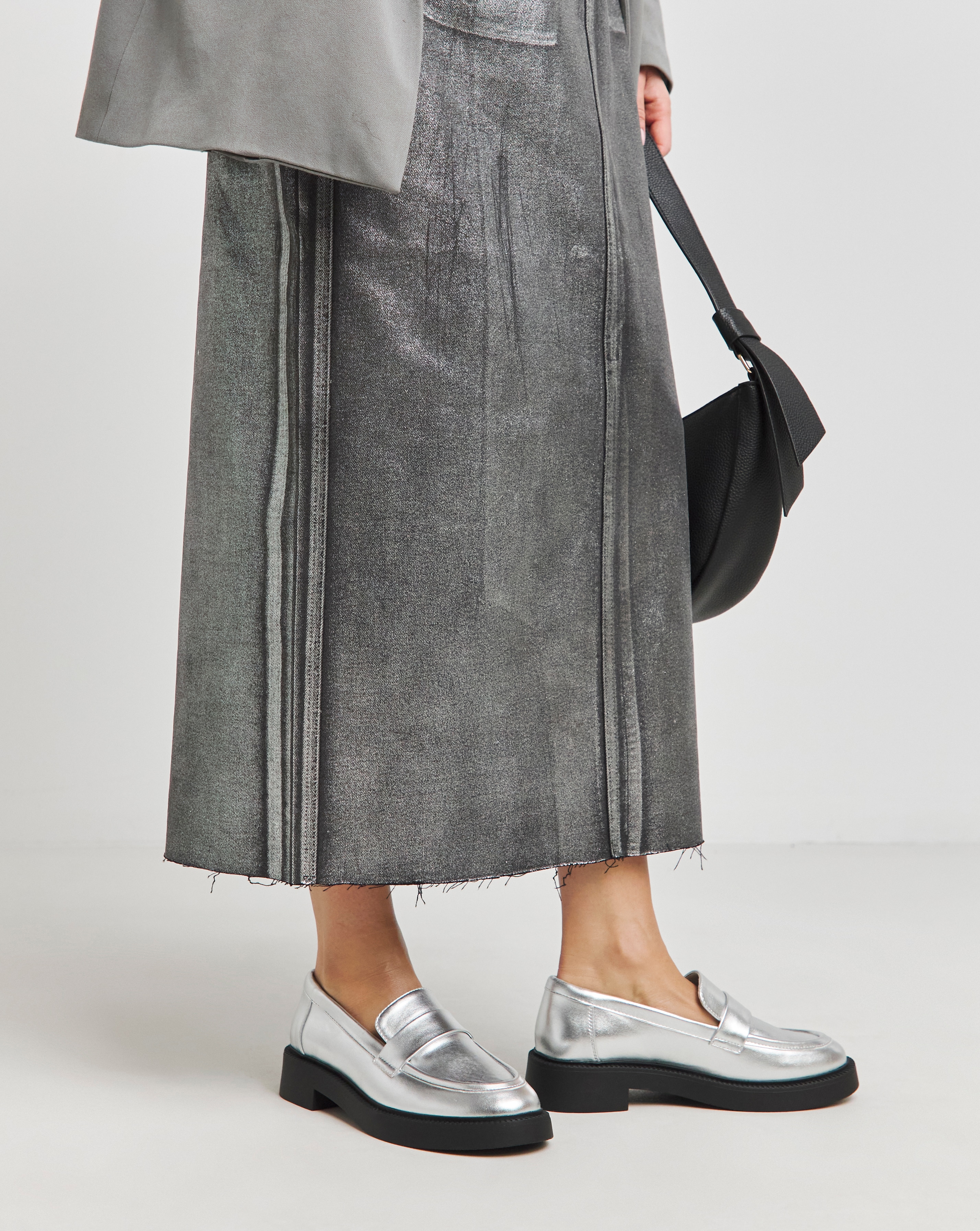 Plain Chunky Loafer Ex Wide