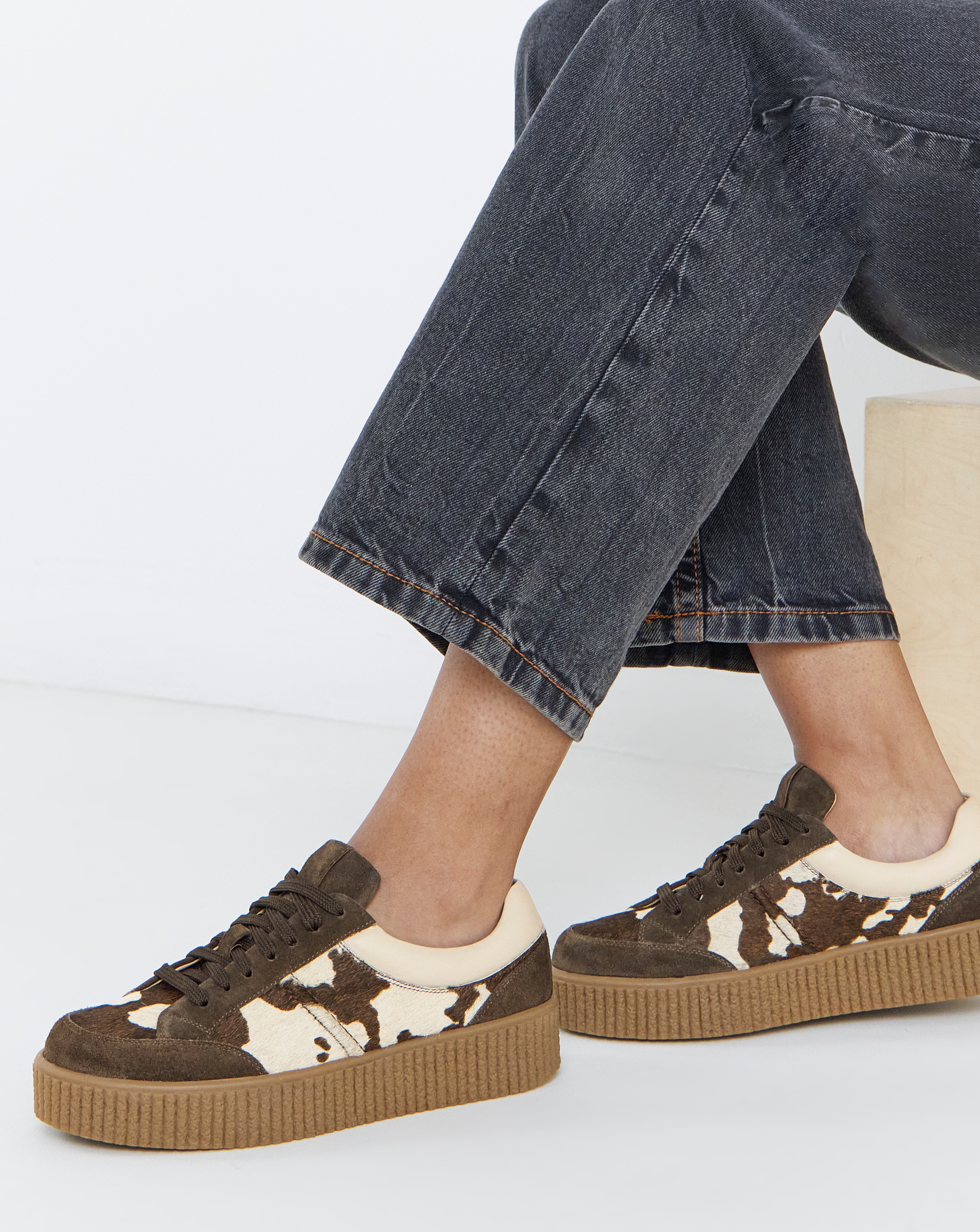 New In - Chunky Lace Up Trainer Extra Wide