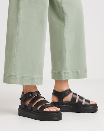 Heavenly Feet Saffron Fisherman Chunky Sandals Wide Fit