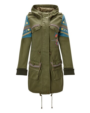 joe browns mix and match parka jacket