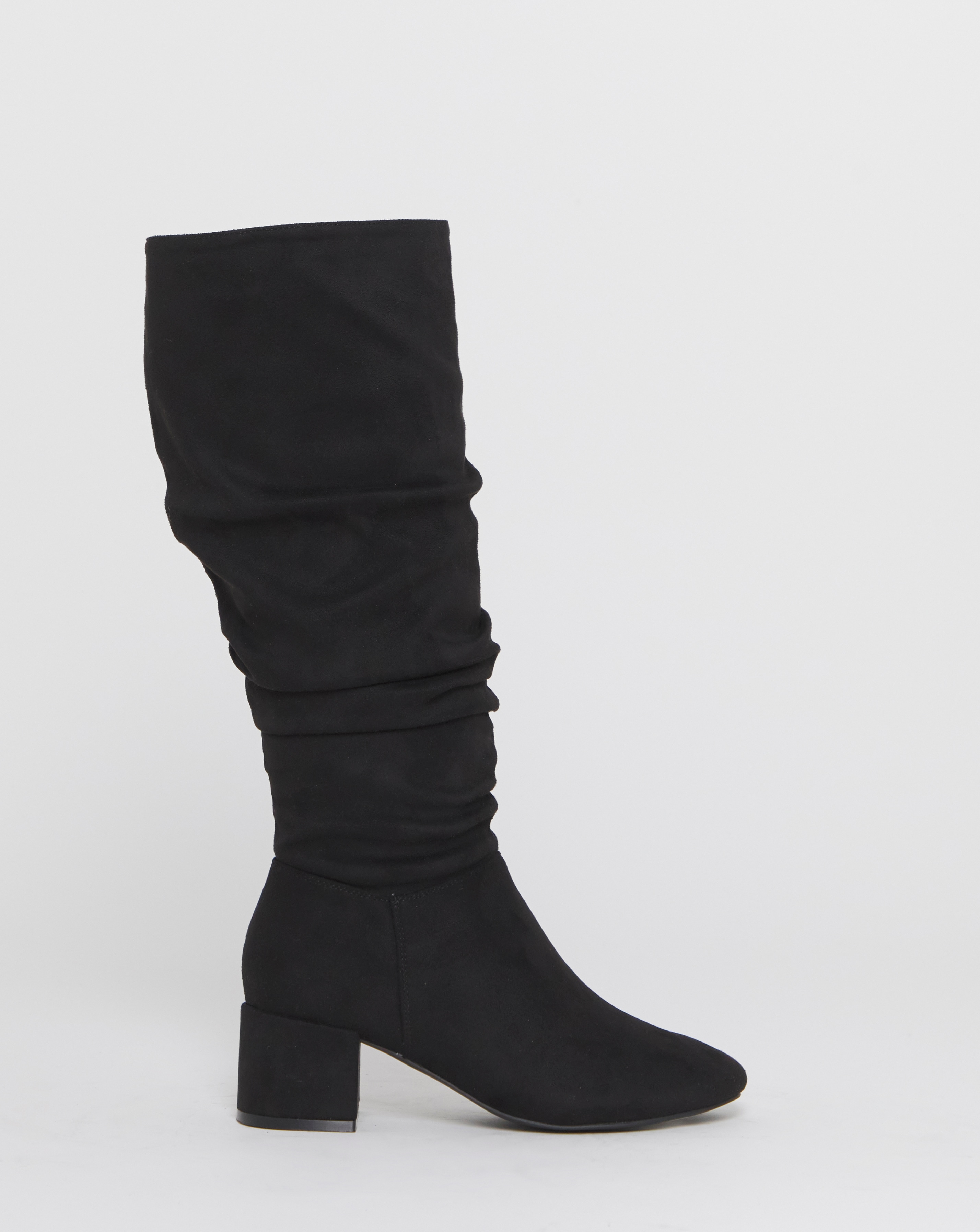 Knee High Block Heel Boot Wide SC