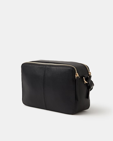 Accessorize Double Zip Leather Camera Bag