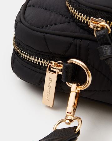 Accessorize Quilted Nylon Crossbody Bag