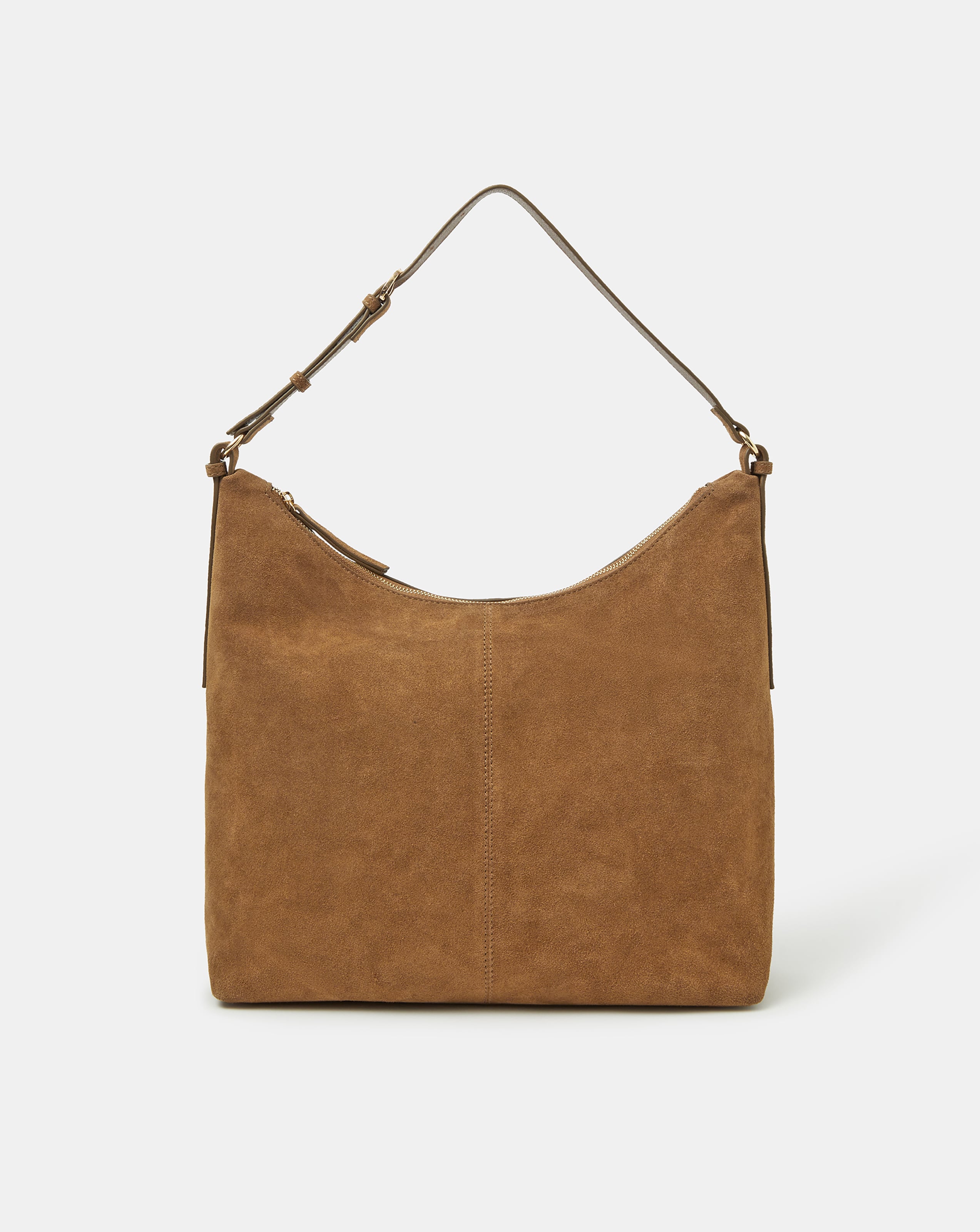 New In - Accessorize Slouchy Suede Shoulder Bag