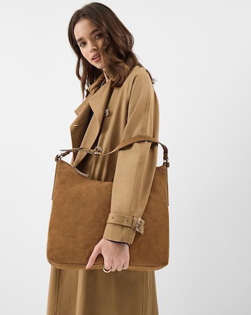 Accessorize Slouchy Suede Shoulder Bag