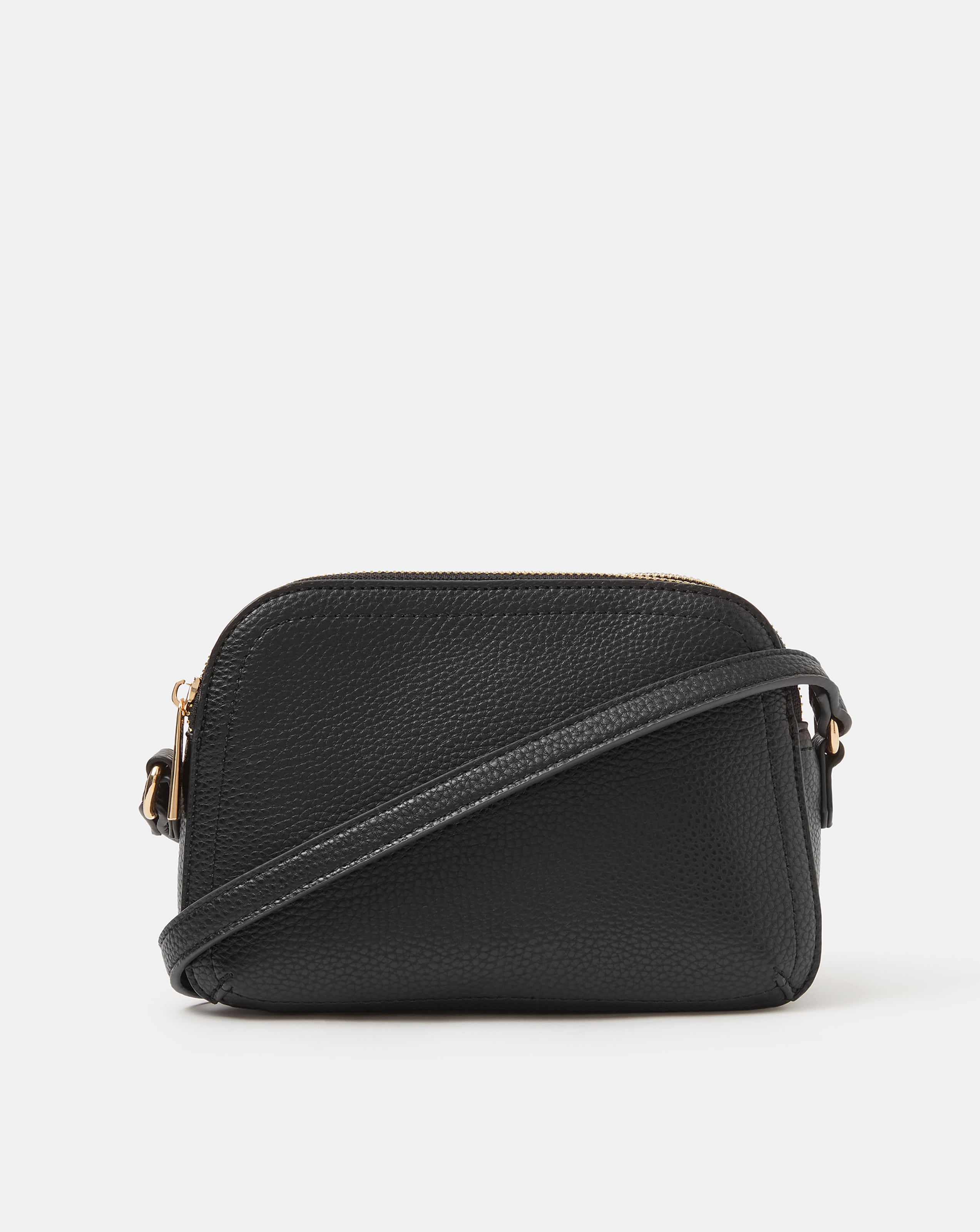 New In - Accessorize Double Zip Crossbody Bag