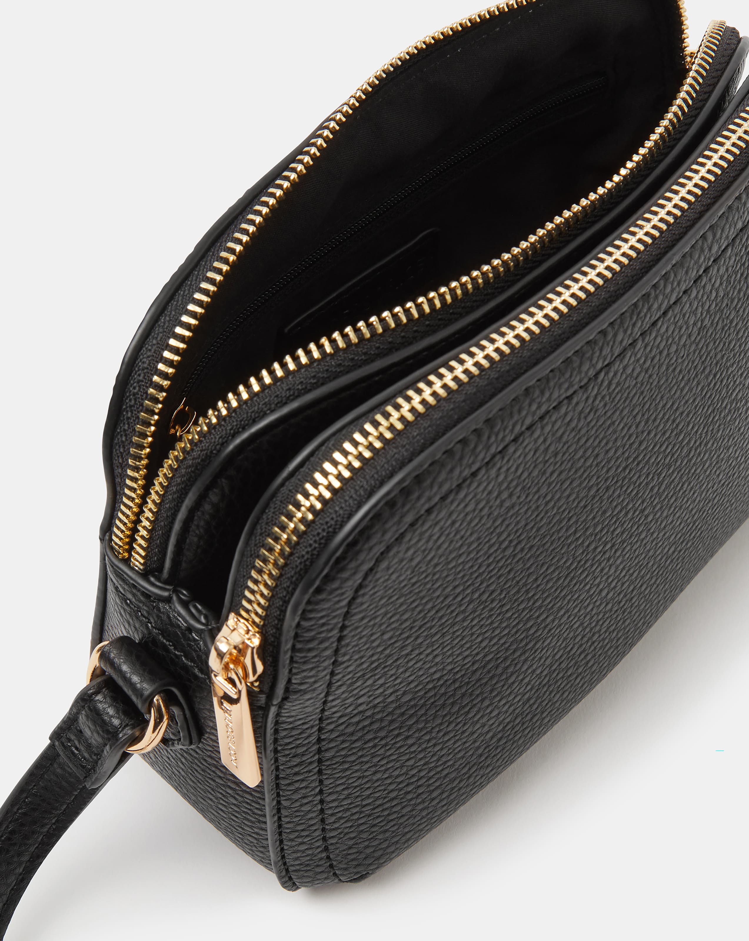 バッグ GUIDIxBEAMS Accessorize Double Zip Crossbody Bag | Simply Be