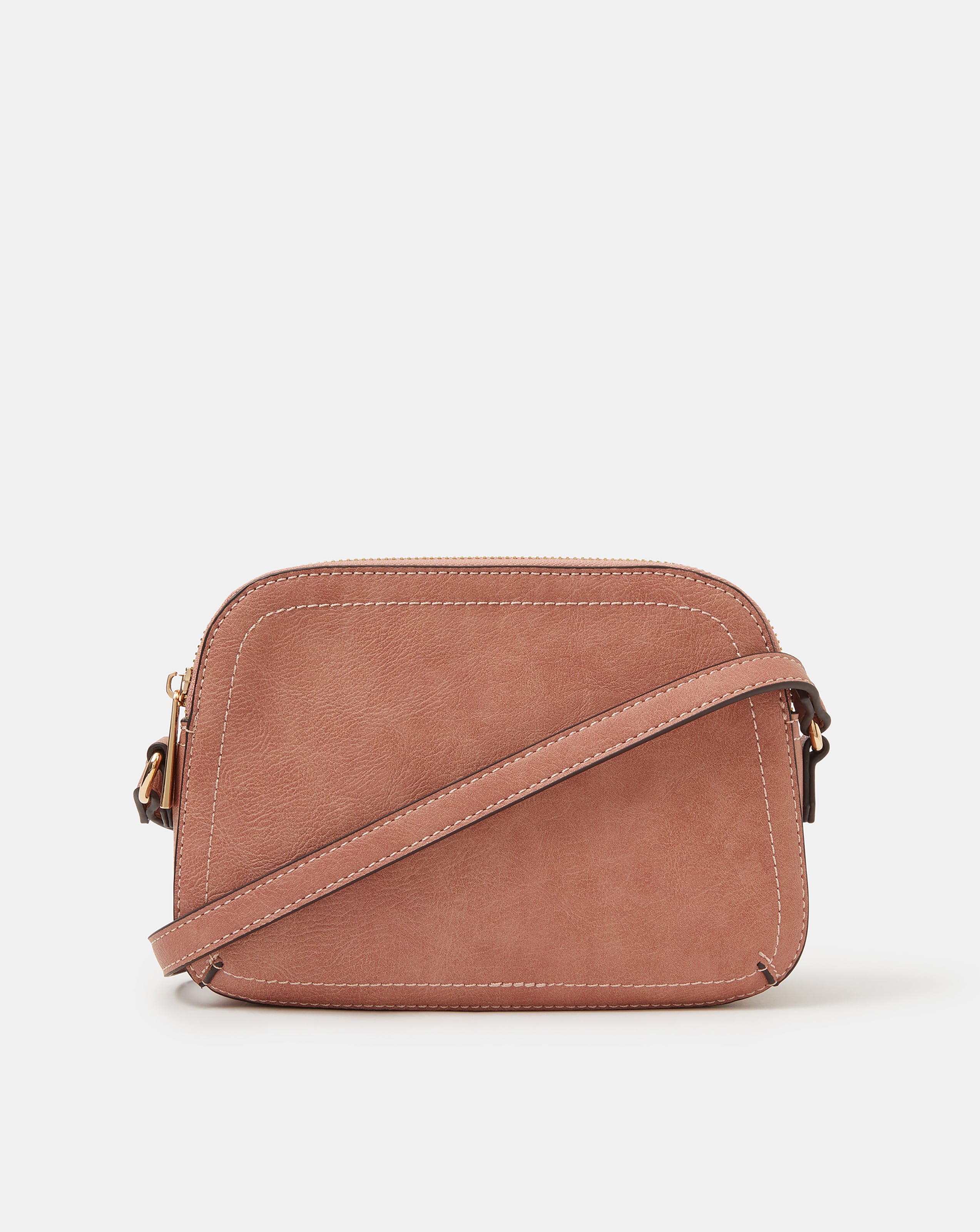 New In - Accessorize Double Zip Crossbody Bag