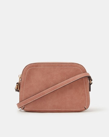 Accessorize Double Zip Crossbody Bag