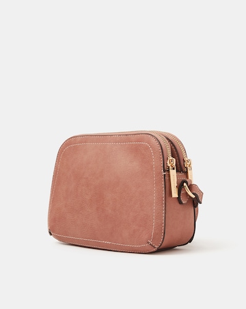 Accessorize Double Zip Crossbody Bag