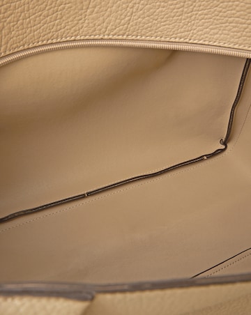 Accessorize Pleated Faux Leather Shoulder Bag