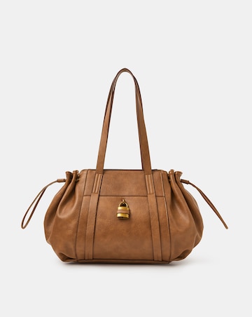 Accessorize Padlock Ruched Shoulder Bag