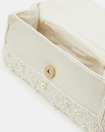Accessorize Pearl Beaded Handheld Bag