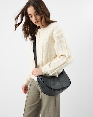 Accessorize Leather Crossbody Bag