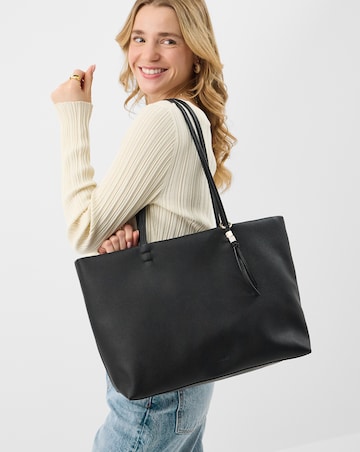 Accessorize Charm Faux Leather Tote Bag