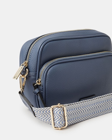 Accessorize Double Zip Crossbody Bag