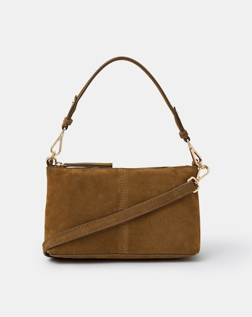 Accessorize Suede Crossbody Handbag