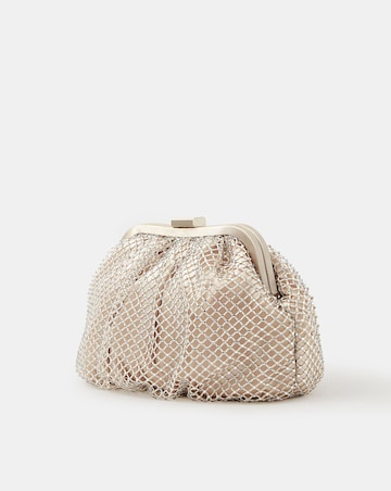 Accessorize Sequin Clip Frame Clutch Bag