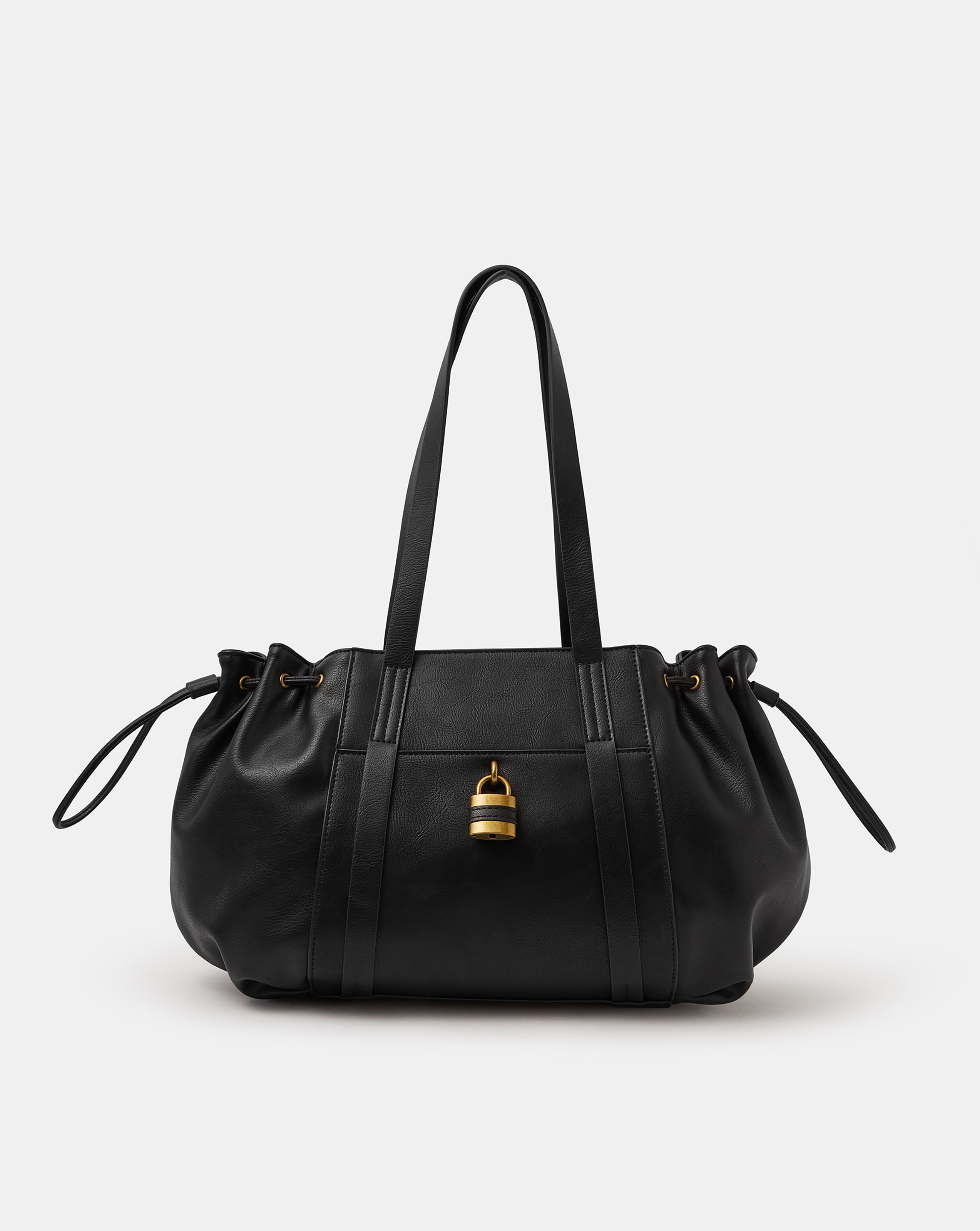 New In - Accessorize Padlock Ruched Shoulder Bag
