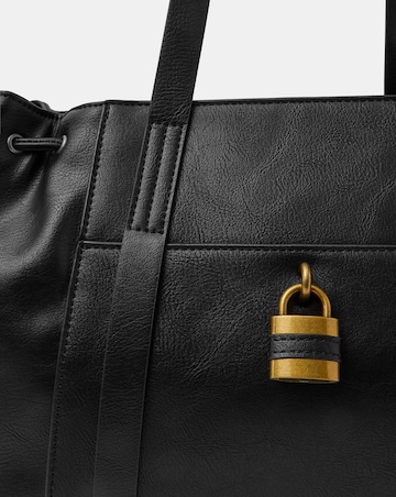 Accessorize Padlock Ruched Shoulder Bag