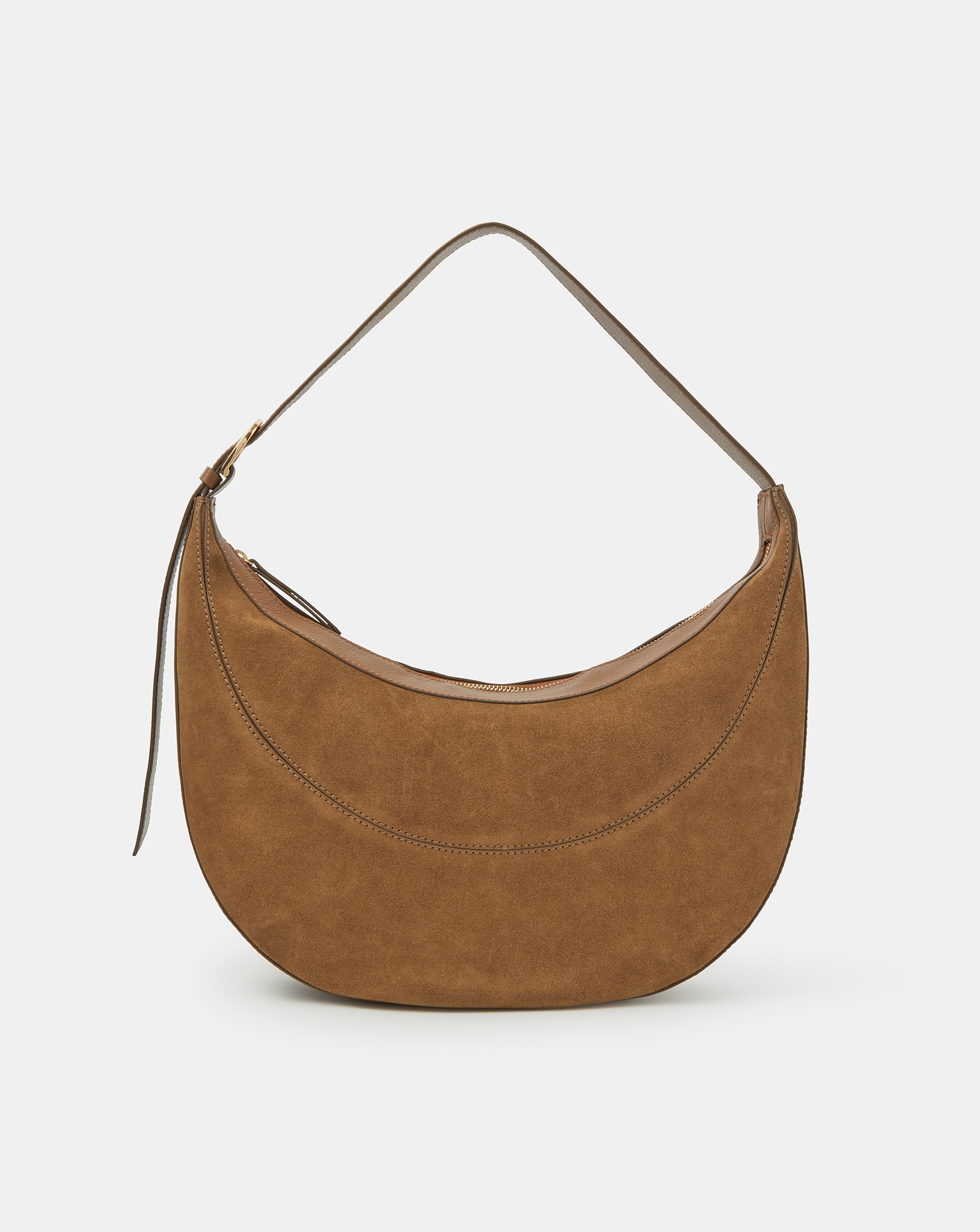 New In - Accessorize Scoop Suede Shoulder Bag