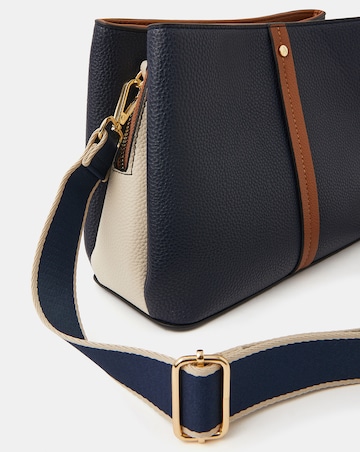 Accessorize Triple Compartment Crossbody Bag