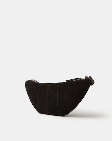 Accessorize Stud Suede Sling Crossbody Bag