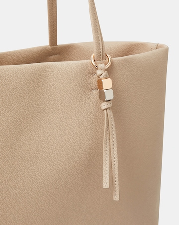 Accessorize Charm Faux Leather Tote Bag