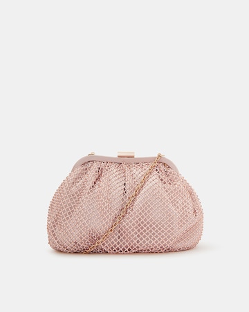 Accessorize Sequin Clip Frame Clutch Bag