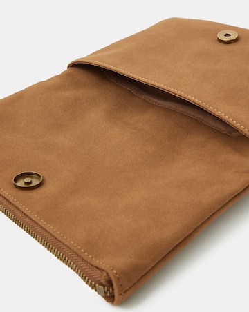 Accessorize Fold Over Zip  Crossbody Bag