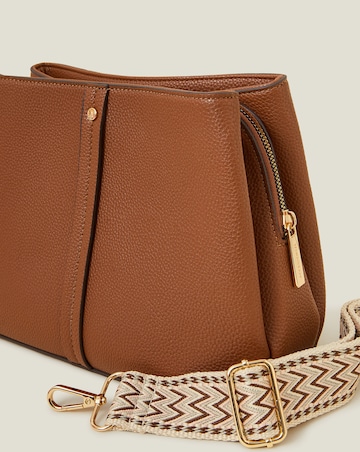 Accessorize Faux Leather Webbing  Bag