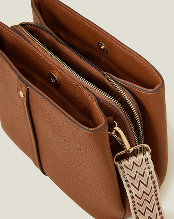 Accessorize Faux Leather Webbing  Bag