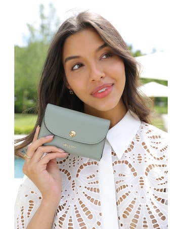 Luella Grey Marina Green Medium Purse