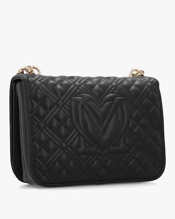 Love Moschino Quilted II Black Shoulder Bag