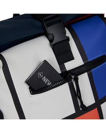 New Rebels Mondriaan PU Rolltop Laptop (15.6") Backpack