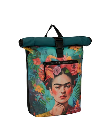 New Rebels Flowerhead PU Rolltop Laptop (15.6") Backpack