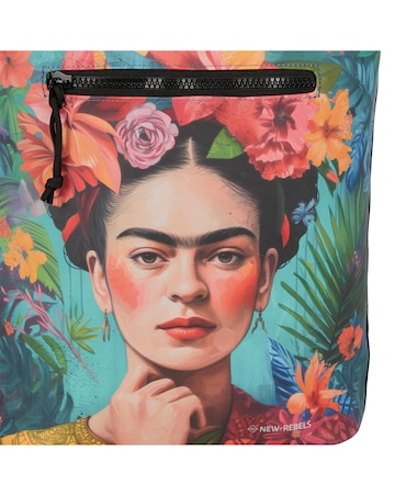 New Rebels Flowerhead PU Rolltop Laptop (15.6") Backpack