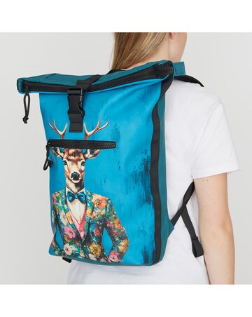 New Rebels Dressed Deer PU Rolltop Laptop (15.6") Backpack
