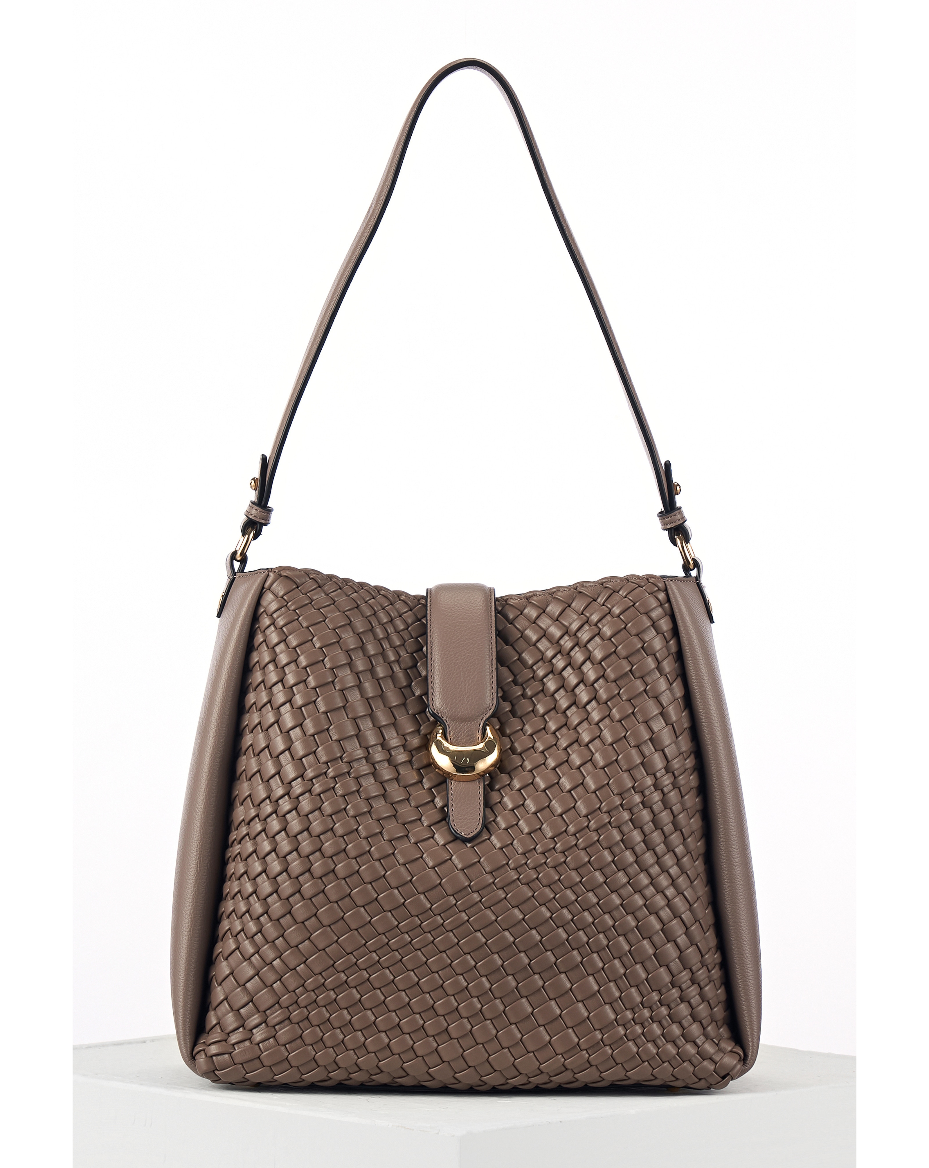 New In - Luella Grey Flora Peat Weave Hobo