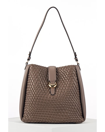 Luella Grey Flora Peat Weave Hobo