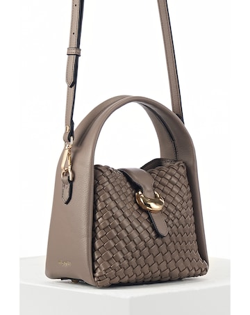 Luella Grey  Maggie Peat Weave Crossbody
