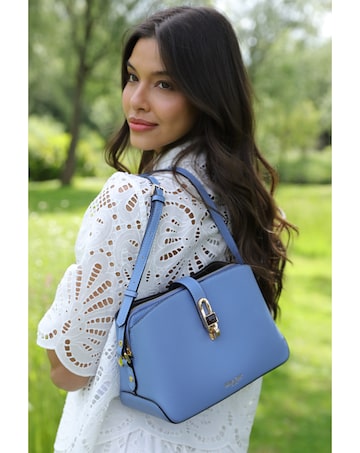 Luella Grey Margy Blue Crossbody