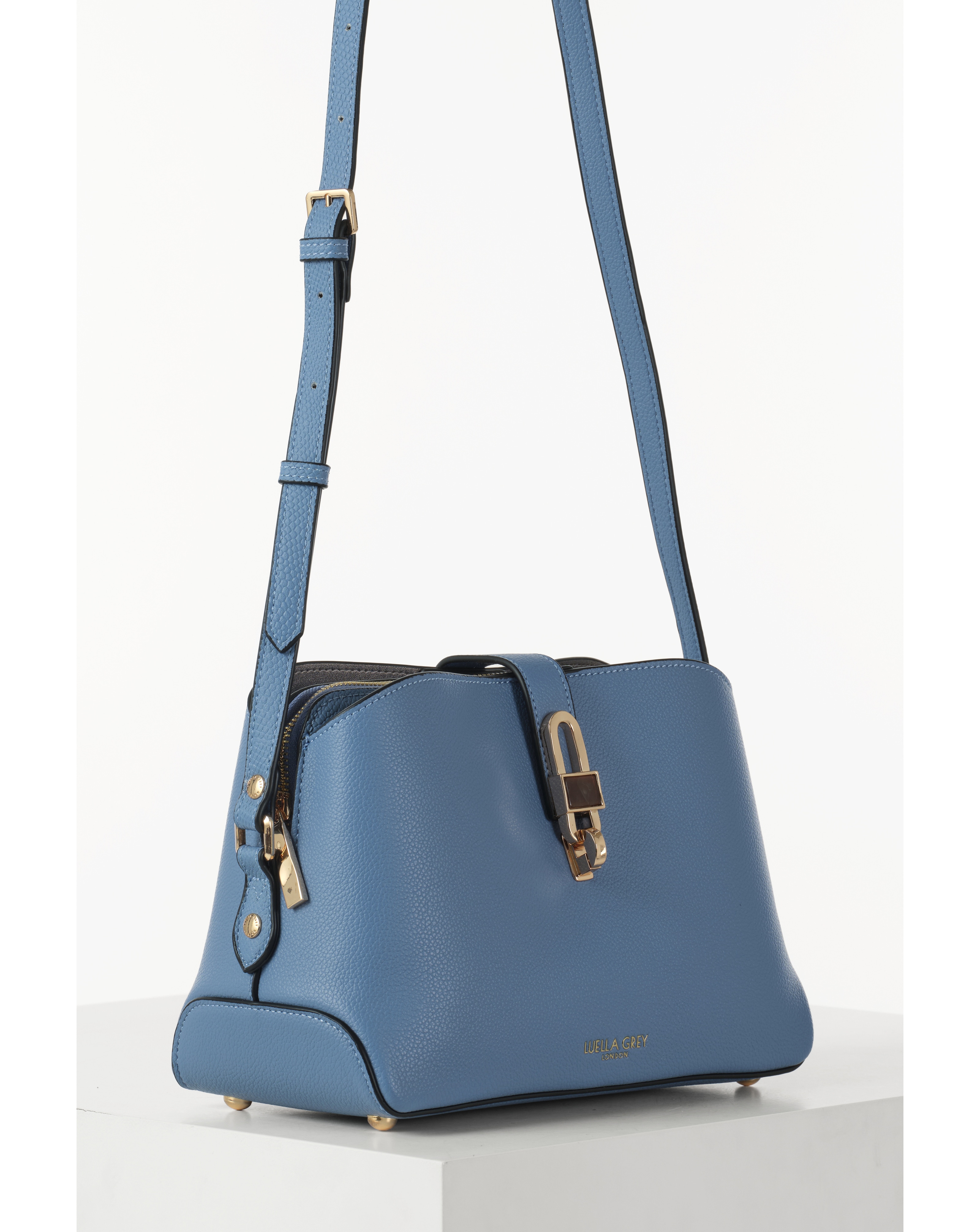 New In - Luella Grey Margy Blue Crossbody