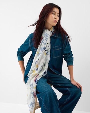 Accessorize Gardenia Print Scarf