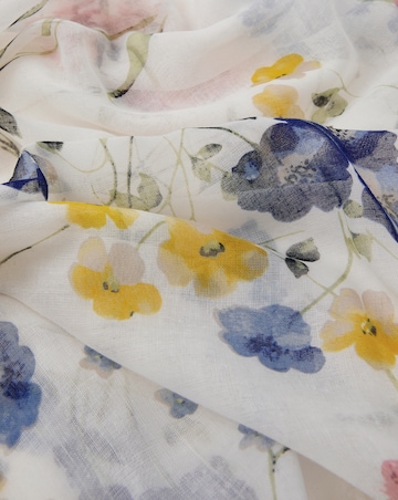 Accessorize Gardenia Print Scarf