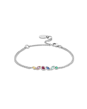 Cariad Sterling Silver Lab-Grown Multi-Stone Bracelet